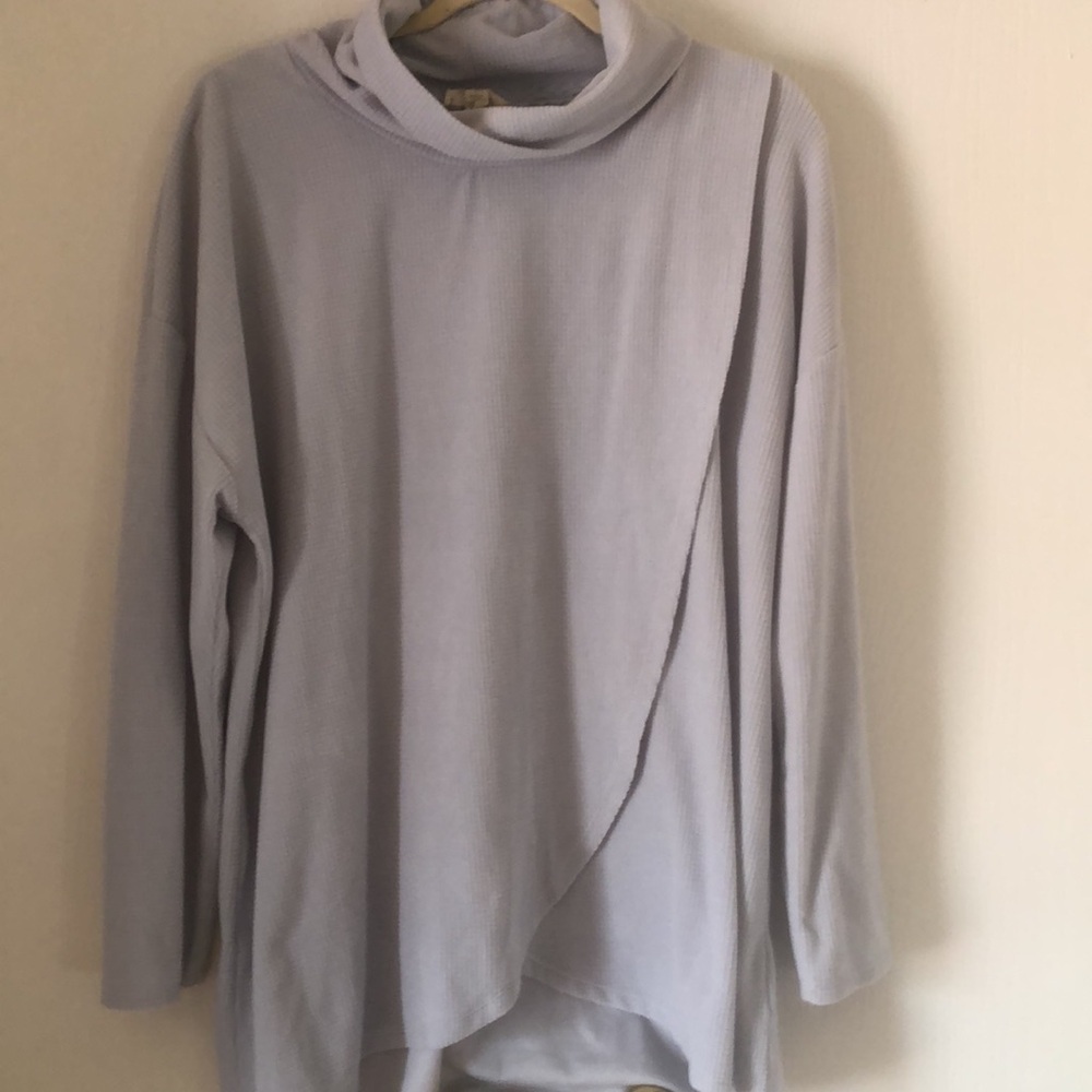 Women's spandex blend turtleneck sweater